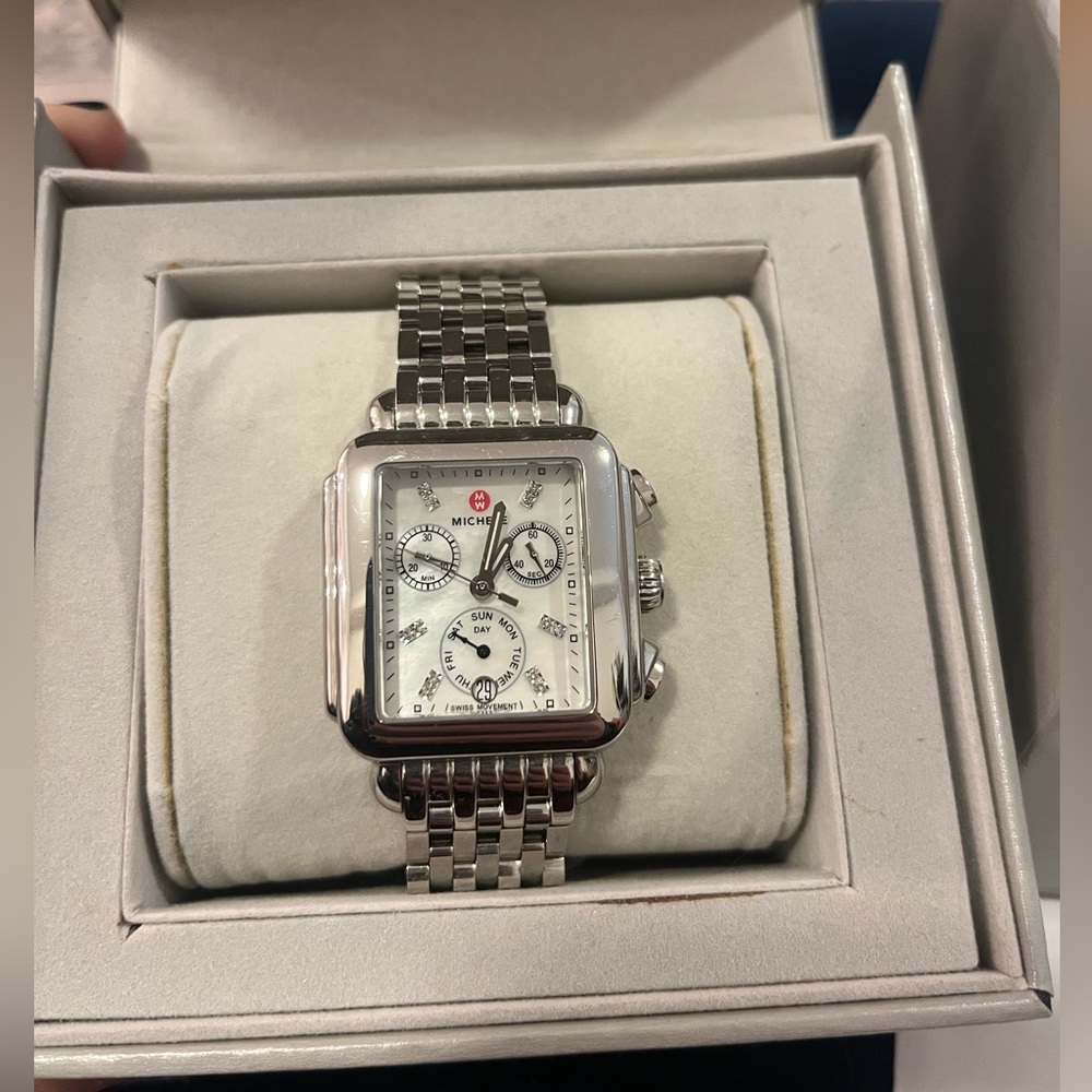 Great Condition Michele Deco Chronograph 33mm watch
